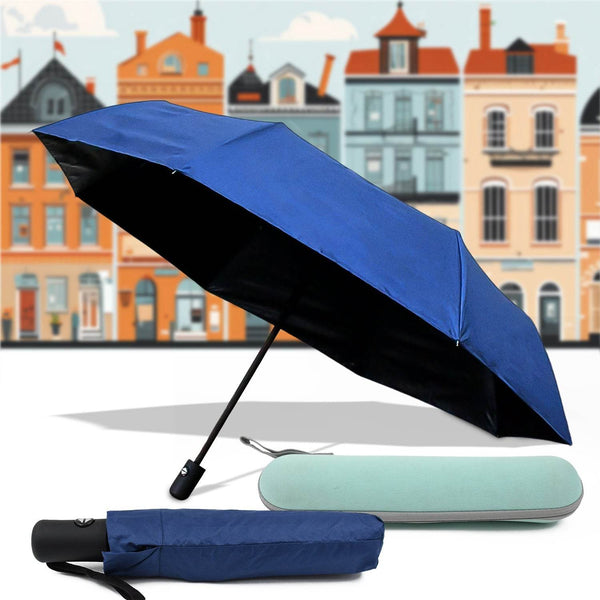 2-Fold Manual Open Umbrella (Umbrella With Case / 1 Set / Mix Color) - dailyneed.life