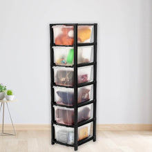6-Layer Modular Plastic Drawer Storage Cabinet - dailyneed.life