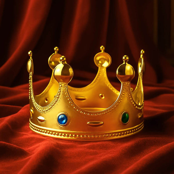 Royal Crown with Colored Gems (1 Pc / Mix Color) - dailyneed.life