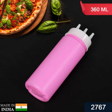 Ketchup Bottles With 3 Nozzle For Sauce, Mayonnaise, Chocolate Syrup Using Bottle Reusable Plastic Bottle ( 360ml ) - dailyneed.life