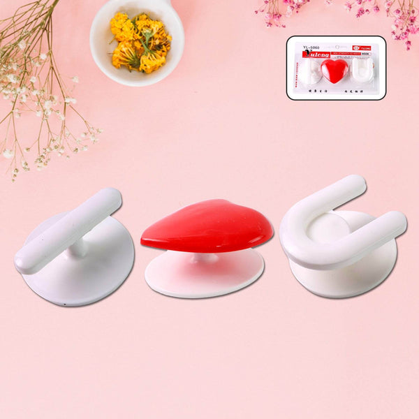Adhesive Wall Hook Set For KItchen, Bathroom & Home (3pc) - dailyneed.life