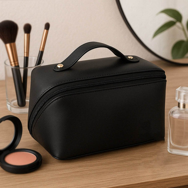 Premium Travel Makeup & Toiletry Organizer Pouch with Zipper & Handle (1 Pc / Mix Color) - dailyneed.life