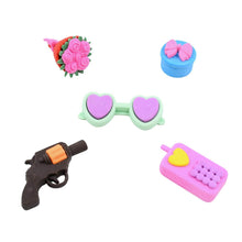 Fancy Colorful Eraser Set for Kids’ Parties & School (1 Set, Mixed Design) - dailyneed.life