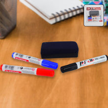Whiteboard Marker Set (Blue, Black, Red) with Board Duster - Pack of 4 - dailyneed.life