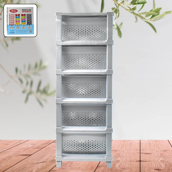 Multi-Purpose Anti-Slip 5 Layer Modular Drawer Storage System - dailyneed.life