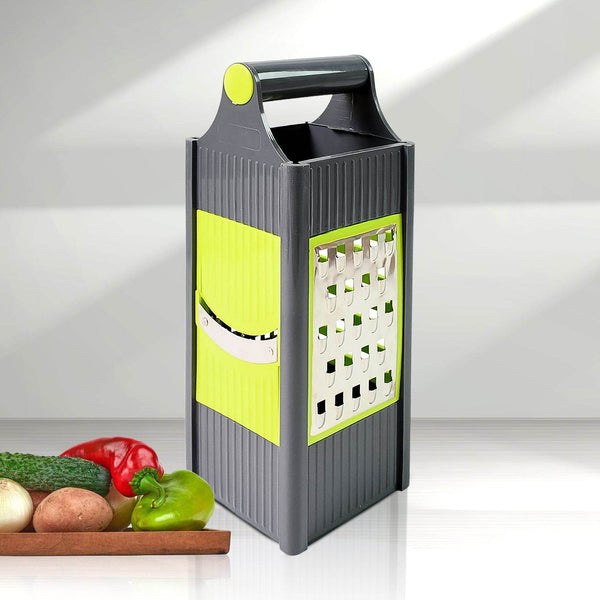 Steel and Plastic 4 in 1 Vegetable & Fruit Slicer Grater / Slicer (1 Pc) - dailyneed.life