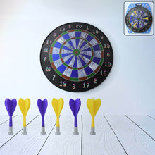 Magnetic Dart Board Game Set with 6 Soft-Tip Darts - dailyneed.life