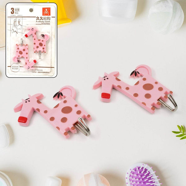 Multipurpose Self-Adhesive hooks (2 Pc Set / Mix Design) - dailyneed.life