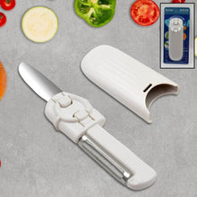 Dual-Use Knife and Peeler, 2-in-1 Stainless Steel Blades Wiith case (1 Pc) - dailyneed.life