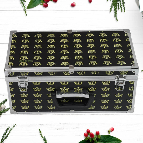 Wooden & Aluminium Multipurpose Portable Suitcase Travel Tool Box (38×17×18 Cm / 1 Pc) - dailyneed.life