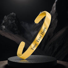 Customized / Personalized Stylish Kada Bracelets (1 Pc / Golden) - dailyneed.life