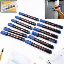 Premium Permanent Blue Marker Pen Set (12 Pc) - dailyneed.life