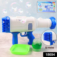 32 Holes Big Rechargeable Powerful Machine Bubble Gun Toys (1 Set) - dailyneed.life