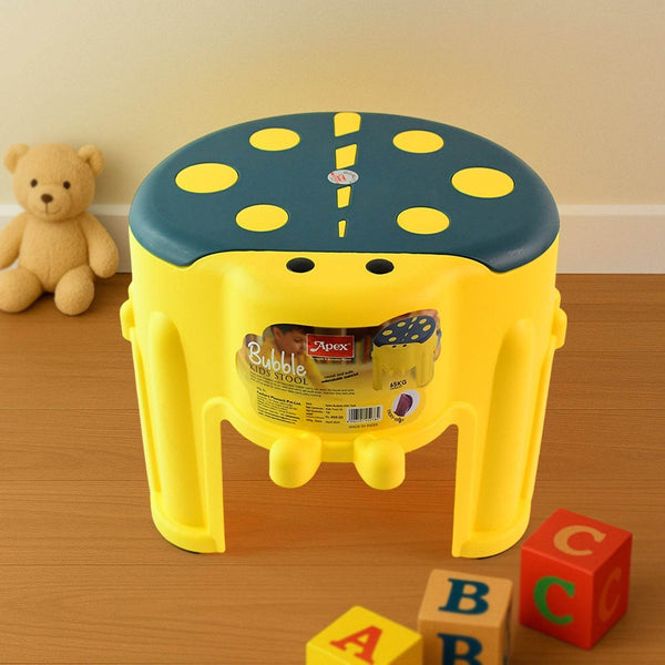 Apex Bubble Kids Stool | Durable Plastic Step Stool for Kids (1 Pc) - dailyneed.life