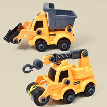 Engineering Vehicles Nut Assembly Toy – DIY Vehicle Model Set for Kids, Simulation Car Construction Toy (2 Pc Set) - dailyneed.life