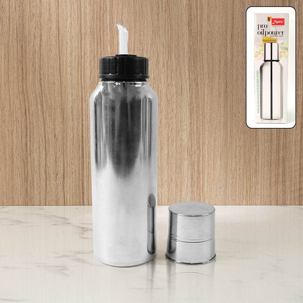 Apex Pro Stainless Steel Oil Pourer – 750ml (1 Pc) - dailyneed.life