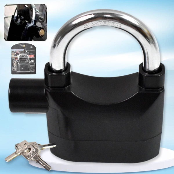 Plastic Body Waterproof Siren Alarm Smart Alarm Lock & 3 Keys (1 Set) - dailyneed.life