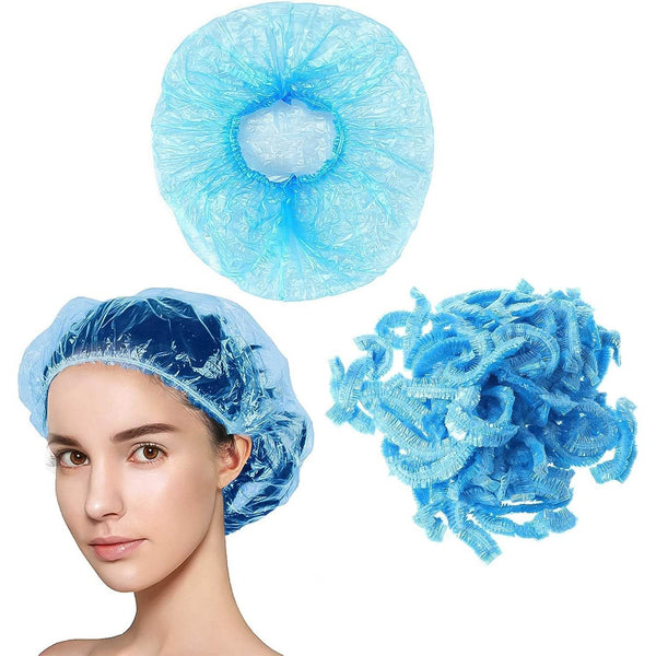 Shower Cap, Waterproof Disposable Shower Cap, 100 Pieces, Hair accessories - dailyneed.life