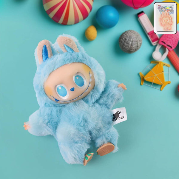 Sky Blue Plush Toy Cartoon Keychain with Hook Colorful Animal Sky Blue Have a Seat Vinyl Plush Blind Box (1 Pc) - dailyneed.life