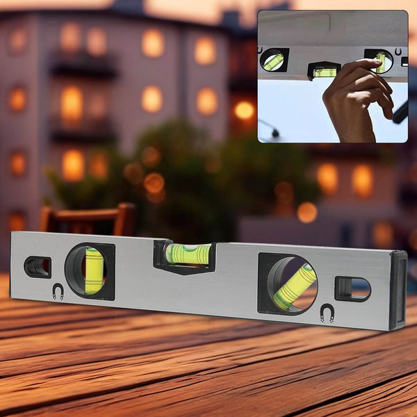 Spirit Level Carpenter's Level Magnetic Carpenter's Level Overhead Viewing Slot for Levelling, Furniture & Construction - dailyneed.life