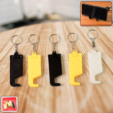 2 in 1 Plastic Keychain with Mobile Stand / Phone Holder (5 Pcs Set / Multicolor) - dailyneed.life