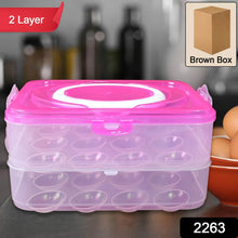 Double Layer 24 Grid Egg Storage Box for Egg Storage Container - dailyneed.life