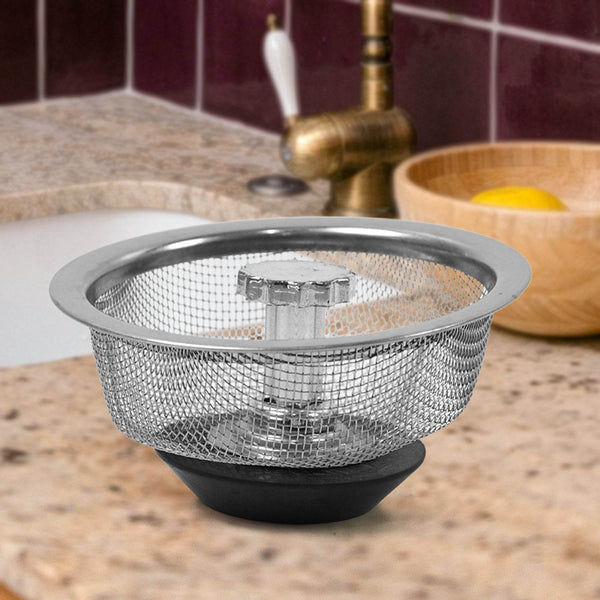 Stainless Steel Sink Strainer Basket Strainer Kitchen Sink Strainer (1 Pc) - dailyneed.life