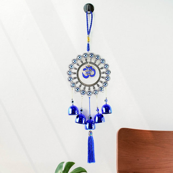 Decorative OM Evil Eye Wind Chime Wall Hanging (Mix Desin & 1 Pc) - dailyneed.life
