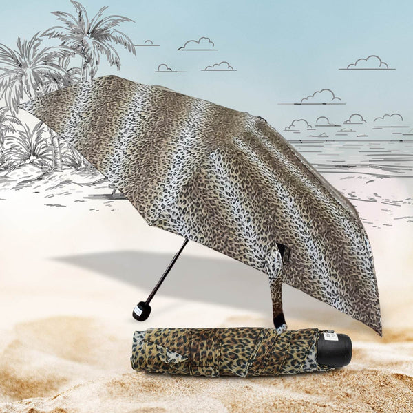 Leopard Shape 3-Fold Sun & Rain Protective Foldable Umbrella (1 Pc) - dailyneed.life