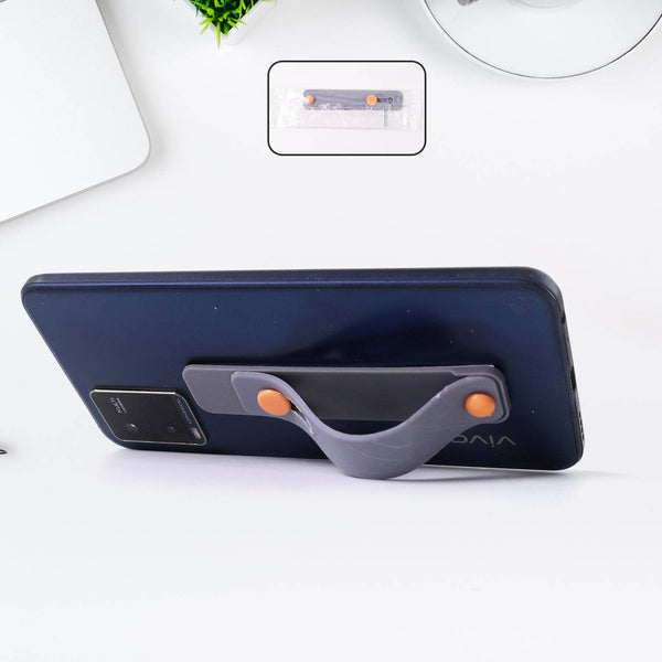 Dark Grey Phone Loop Finger Holder, Phone Grip Straps Silicone Phone Finger Strap (1 Pc) - dailyneed.life