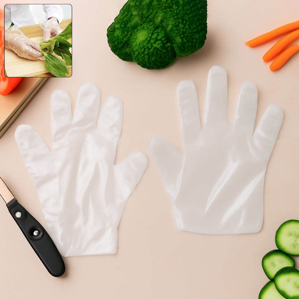 Eco-Friendly Kitchen Hand Gloves, Disposal hand gloves, Free size (100 Pc) - dailyneed.life