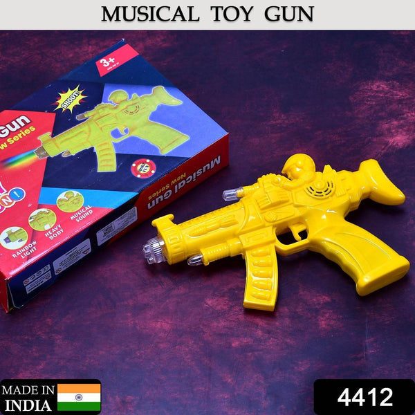 Concept Musical Transparent Glow Gear Gun With Rainbow Light ( 1 pcs ) - dailyneed.life