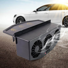 Triple Fan Solar Powered Car Exhaust Ventilation System with USB Charging - dailyneed.life