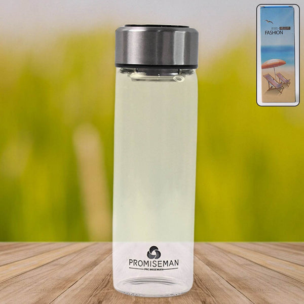 Outdoor sport Glass water bottle With Steel Lid / 500 ML Approx) - dailyneed.life