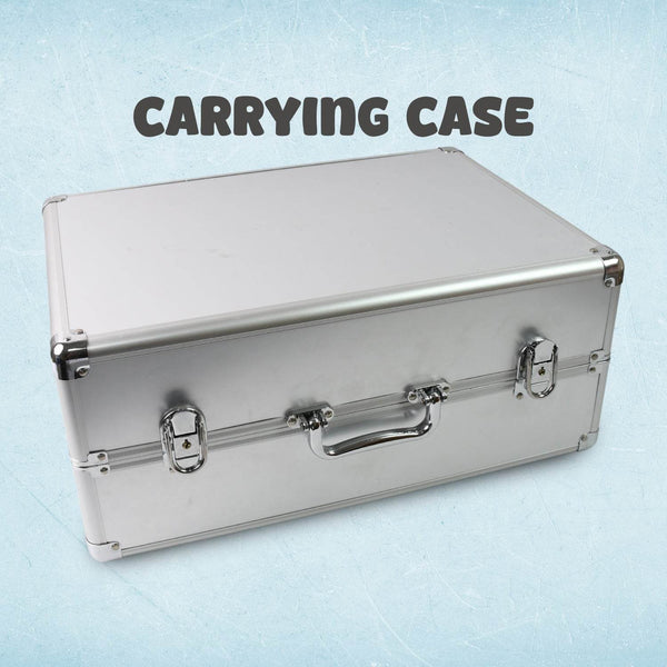 Aluminium & Wooden Multipurpose Portable Suitcase Travel Tool Box With 2 Keys For Lock (45×29×20 Cm / 1 Pc) - dailyneed.life