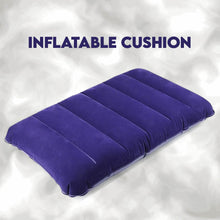 Velvet Air Inflatable Travel Pillow (Blue) - dailyneed.life