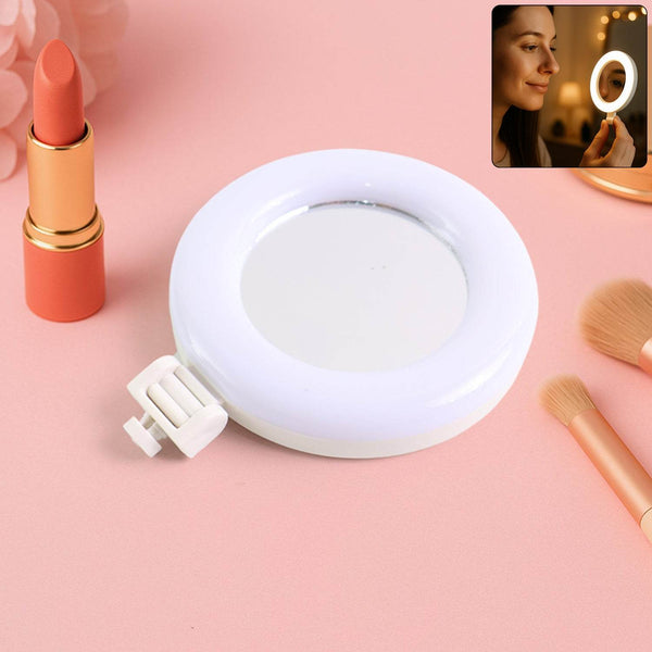 Rechargeable LED Selfie Ring Light for Mobile and Makeup Use (1 Pc) - dailyneed.life
