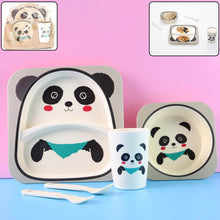 Eco-Friendly Panda-Themed Kids Dinnerware Set (5 Pc) - dailyneed.life