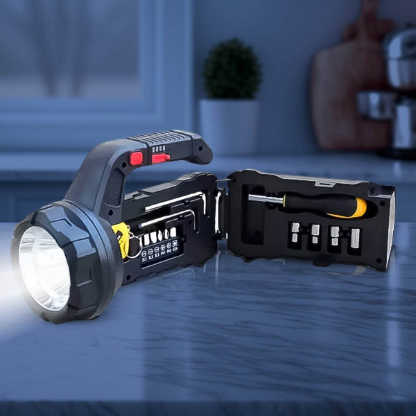 Multi Functional SOS Light With Tool Box, Torchlight (18 W) - dailyneed.life