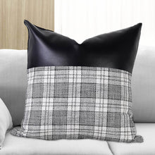 Pillow Covers Cushion Cases Soft Leather and Cotton (23 × 22 Inch / 1 Pair / 2 Pc) - dailyneed.life