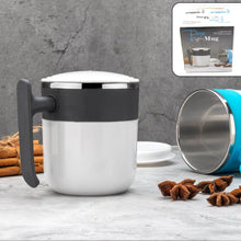 Stainless Steel Insulated Coffee/Tea Mug with Lid – Double Wall Hot Beverage Travel Cup, Milk Mug for Office & Home Use (1 Pc) - dailyneed.life