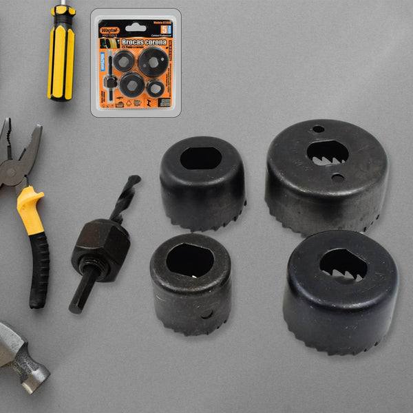 32 / 38 / 44 / 54 mm Hole Saw Cutter with Mandrel 32-54 mm (5 Pcs Set) - dailyneed.life