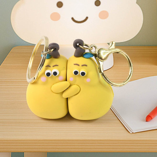 2-in-1 Cute Cartoon Couple Keychain - dailyneed.life