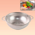 Stainless Steel Rice Vegetables Washing Bowl Strainer Collapsible Strainer. - dailyneed.life