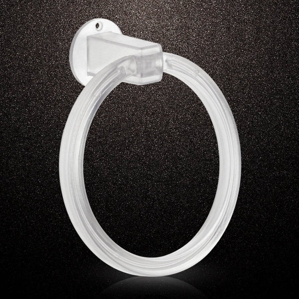 Unbreakable ABS Round Towel Ring Wall Mounted Stand / Holder (1 Pc) - dailyneed.life