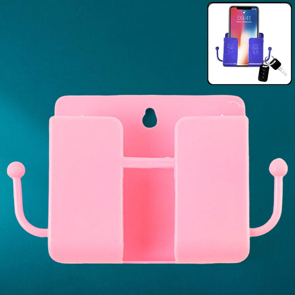 1 Pc Blue Wall mount Mobile Stand With Hook - dailyneed.life