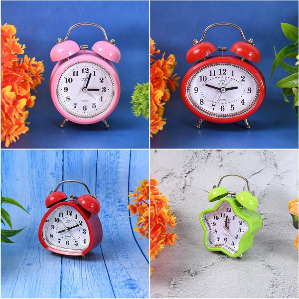 Mini Cute Alarm Clock Small Kids and Students (Mix Design & Color / 1 Pc) - dailyneed.life