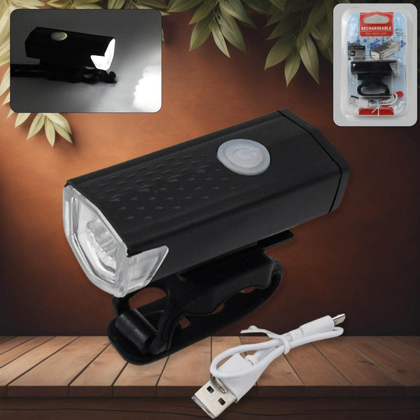 USB Rechargeable Bicycle Front Light (1 Pc) - dailyneed.life