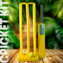 Big Cricket Kit, Cricket Set with 1 Cricket Bat, 1 Rubber Ball, Bails, 3 Stumps with Stand Base - dailyneed.life