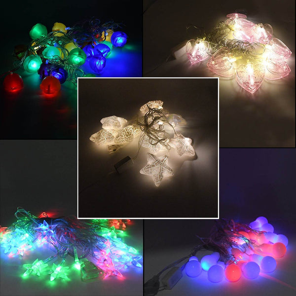 Home Decoration Diwali & Wedding LED String Light Indoor and Outdoor Light, Festival Decoration Led String Light, Multi-Color Light (1 Pc / Mix Design) - dailyneed.life
